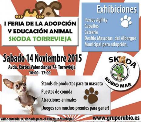 torrevieja acoge este saacutebado la i feria de adopcioacuten y educacioacuten animal con fines solidarios torrevieja acoge este saacutebado la i feria de adopcioacuten y educacioacuten animal con fines solidarios