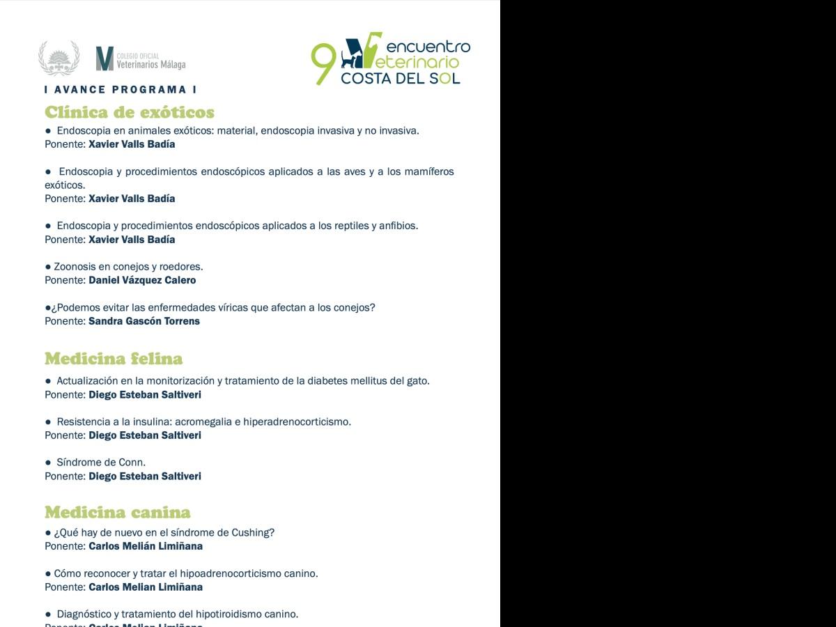 avance-del-programa-del-9-encuentro-veterinario-costa-del-sol